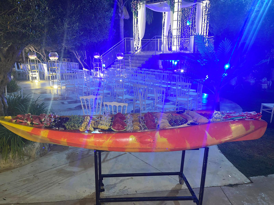 קיאק פירות קבלת פנים